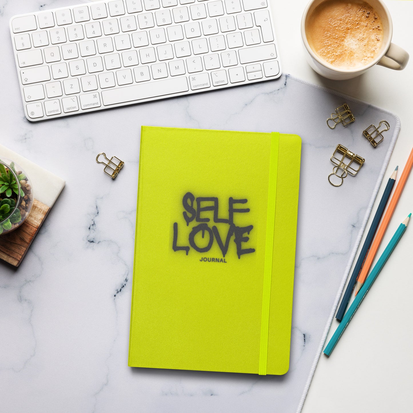 Hardcover bound notebook: Self Love Journal