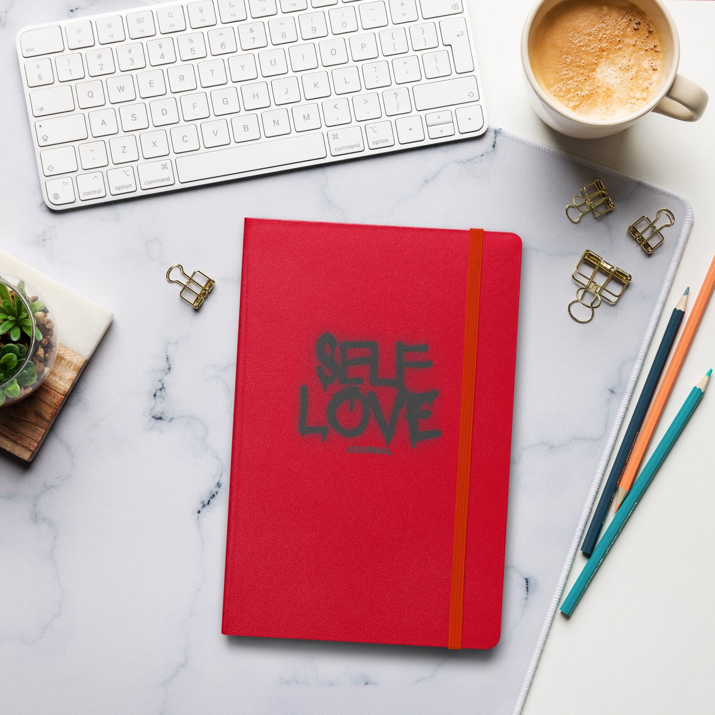 Hardcover bound notebook: Self Love Journal