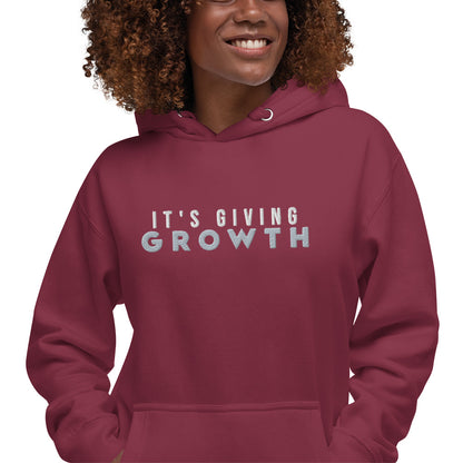 It's Giving Growth Unisex Hoodie