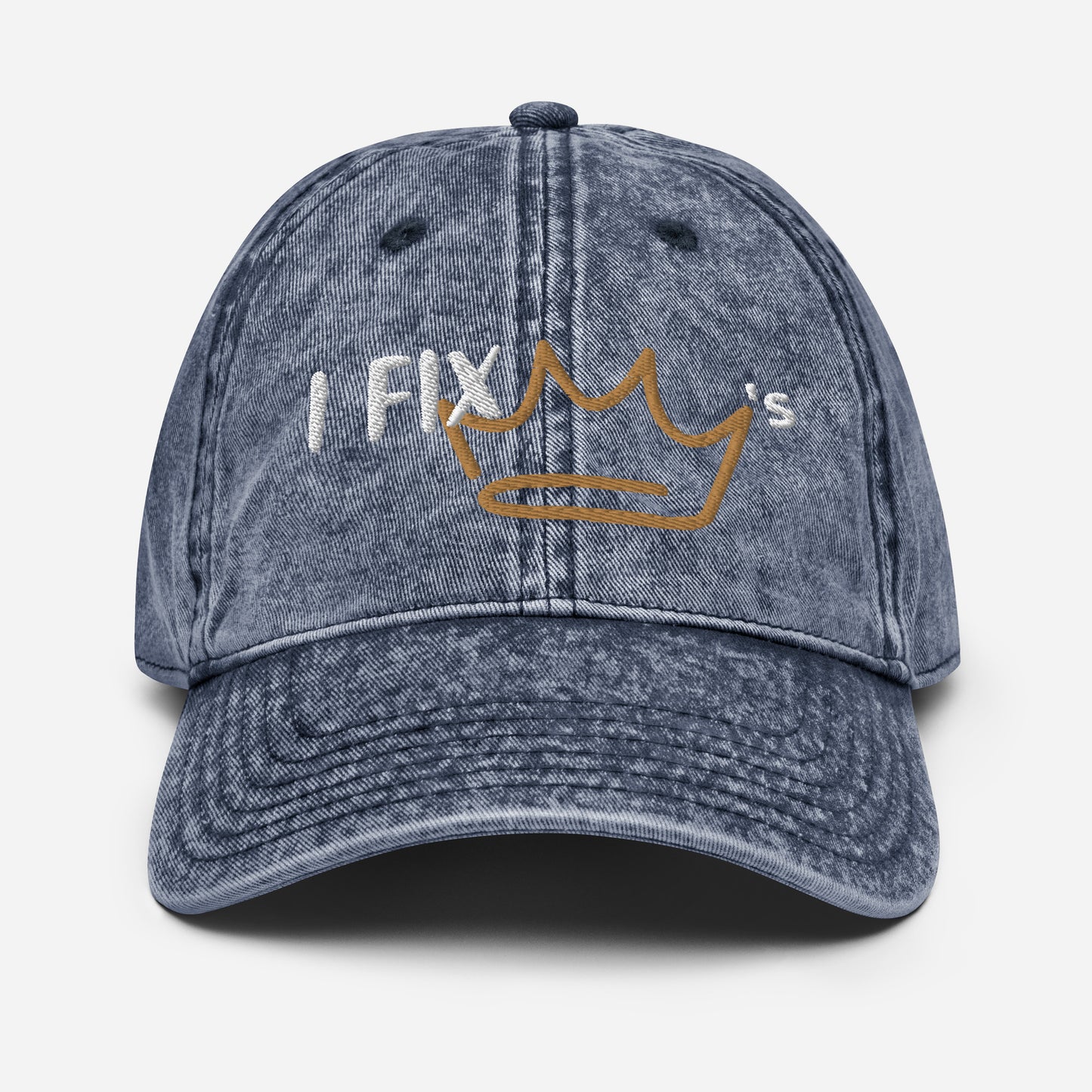 I Fix Crowns Vintage Cotton Twill Cap